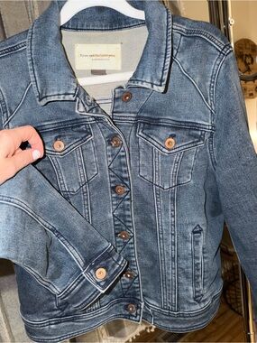 Pilcro and the Letterpress-  Faded Blue Denim Jacket
